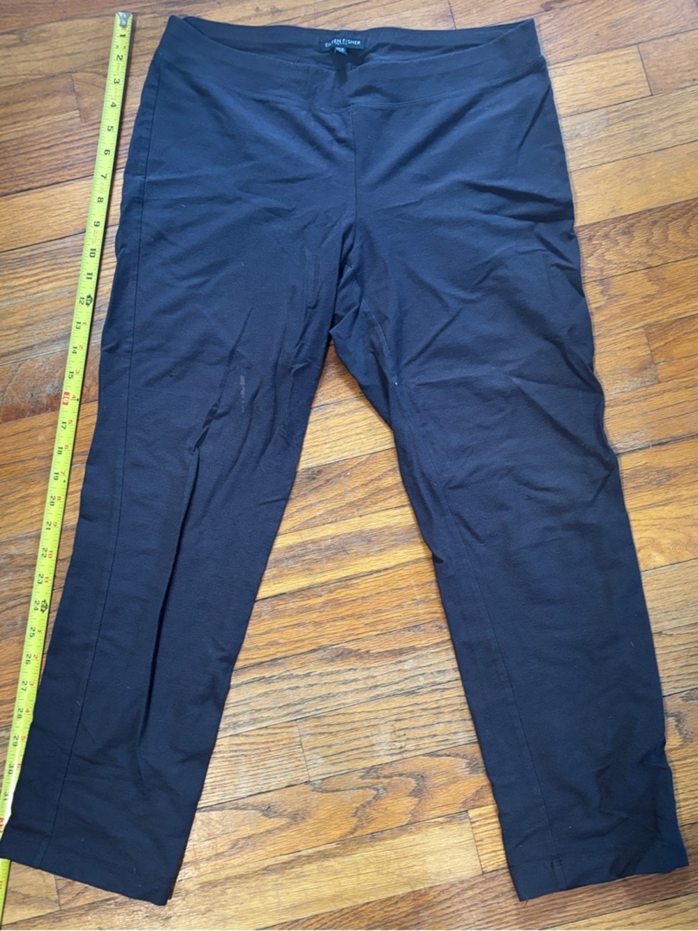 Eileen Fisher Petite s Dark grey Stretch pull on pants